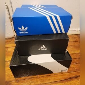 Adidas Reebok Shoe Boxes in Blue and Black